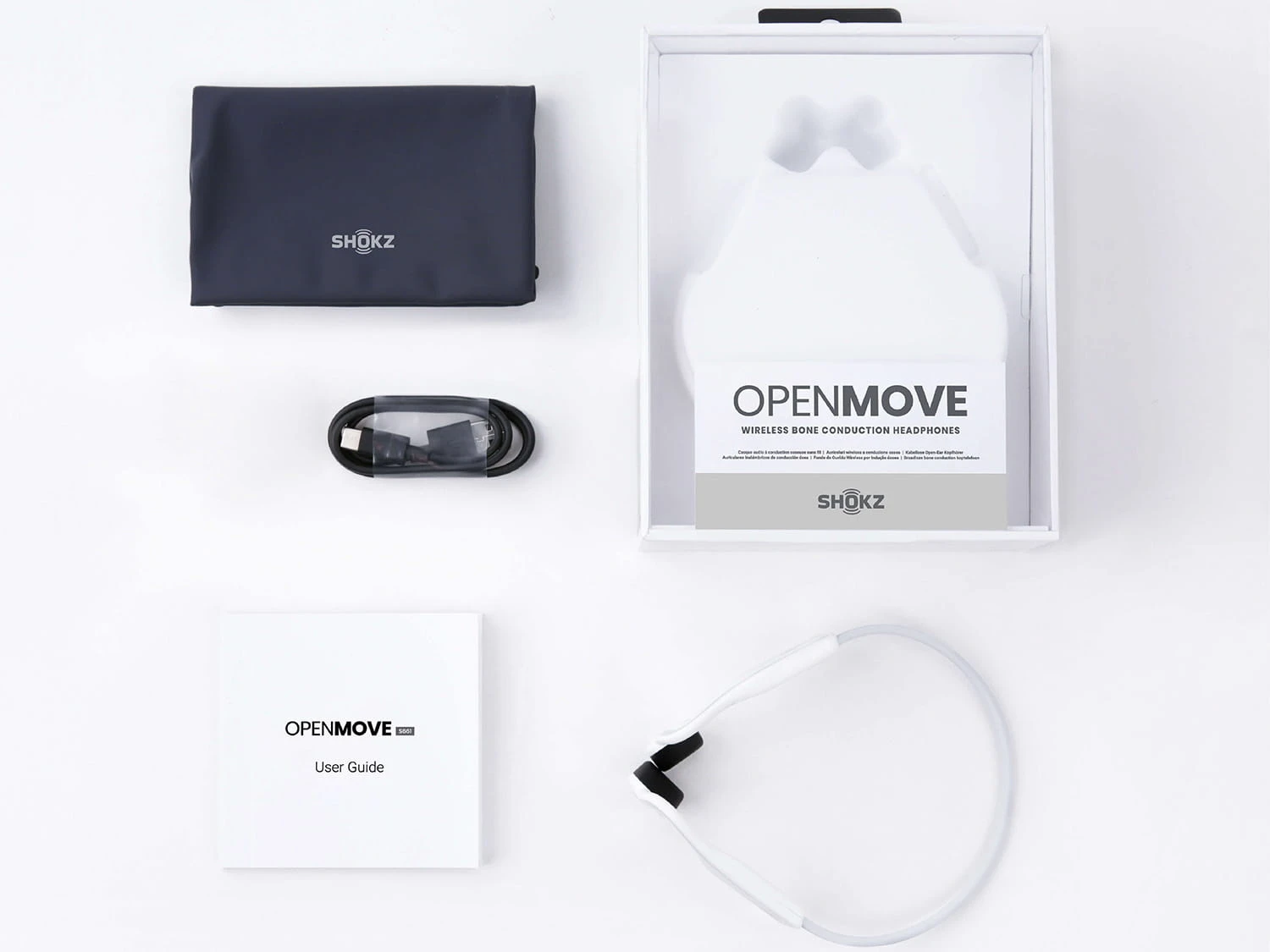 SHOKZ OpenMove Grijs 6 SHOKZ OpenMove Grijs - Afbeelding 4