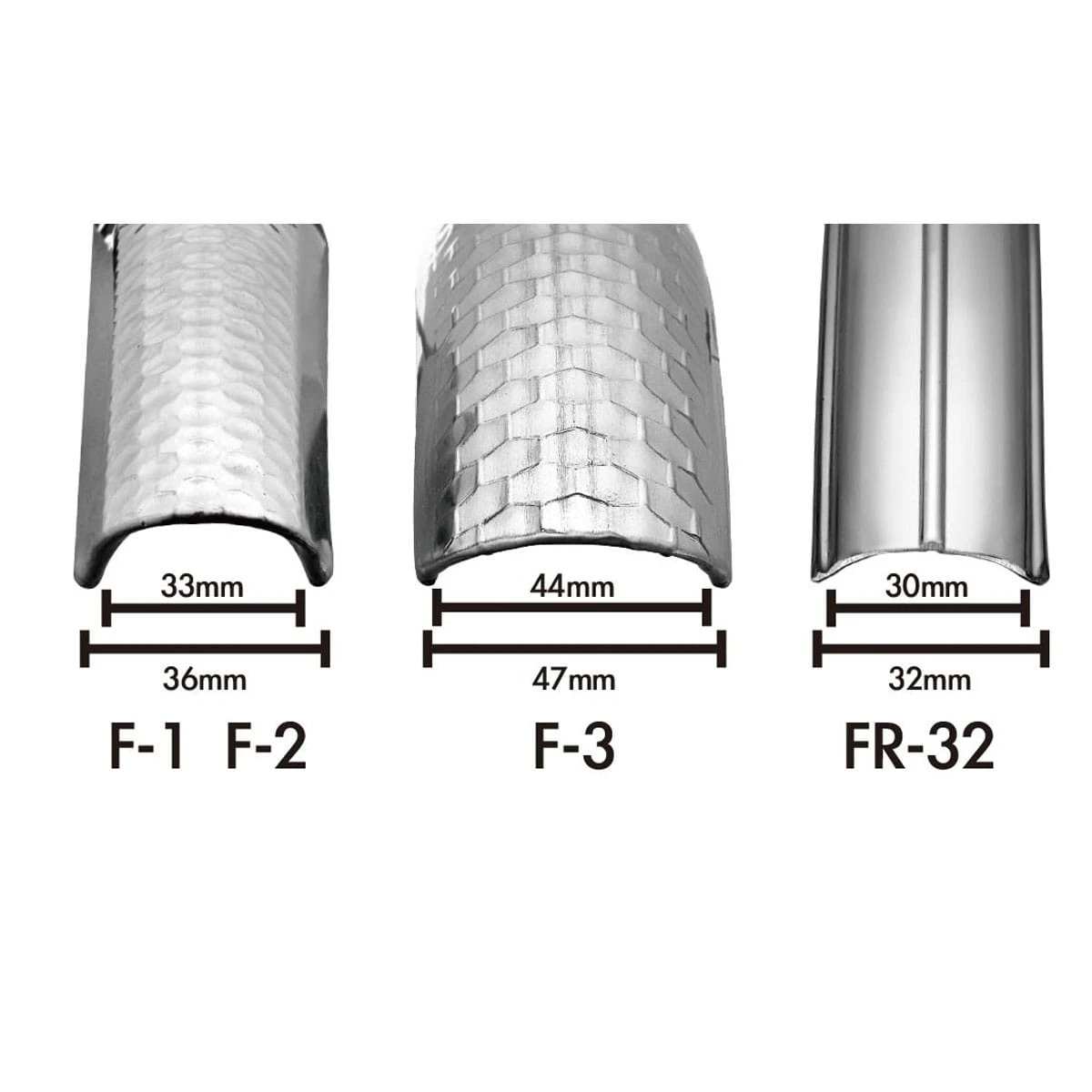 Dia-Compe ENE Spatbordset F-2 - Zilver 4 Dia-Compe ENE Spatbordset F-2 - Zilver - Afbeelding 2